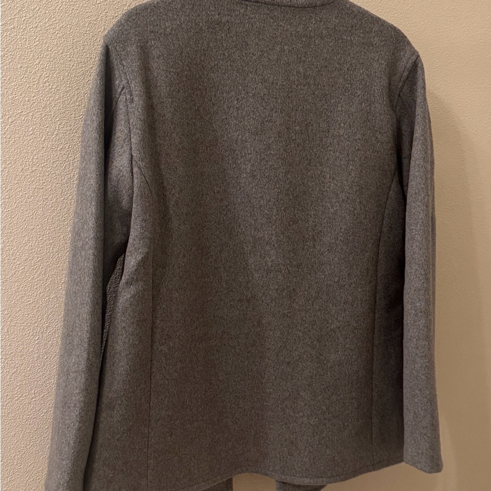 Abercrombie and Fitch Wool Blend Coat with Removable Scarf - Picture 5 of 5